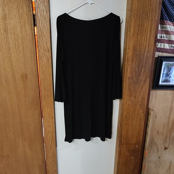 Black Dress with Bling on the Shoulders - Picture 4 of 5